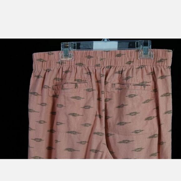 Free People Shimmering Aztec linen pants sz small - Picture 5 of 8